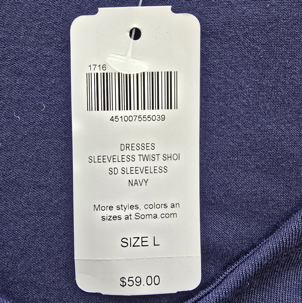 NWT Soma Twist Front Dress - Picture 6 of 10